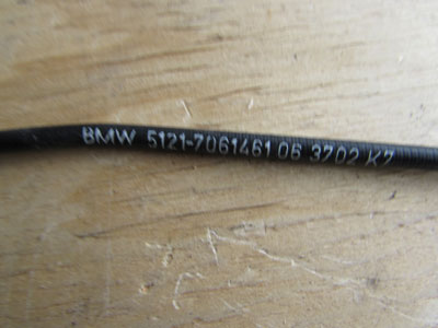 BMW Bowden Cable , Outside Door Handle Rear 51217061461 E65 E66 745i 745Li 750i 750Li 760i 760Li4